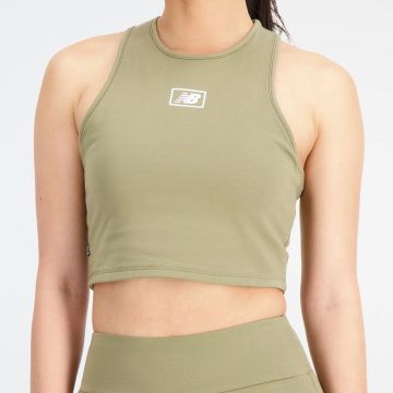 Alternative view of Top Marca New Balance Essentials Bra Original Verde Mujer