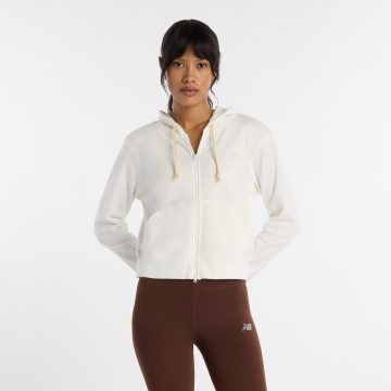 Chaqueta Deportiva New Balance Original Coastal Blanco Mujer