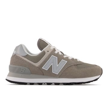 Tenis Deportivos New Balance  574 Original Gris Mujer
