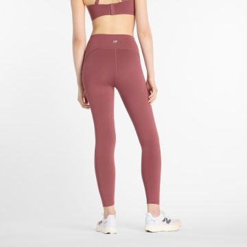 Alternative view of Leggings New Balance Originales Sleek Pocket Rise Rojo Mujer