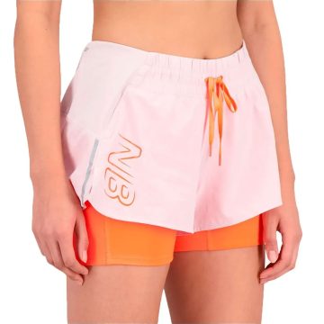 Pantalonetas New Balance Original Impact Run Rosa Para Mujer