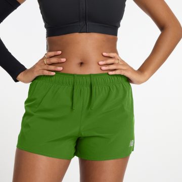 Pantaloneta Deportiva New Balance Original Rc 3" Verde Mujer