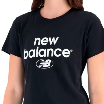 Alternative view of Camisa Deportiva New Balance Original Reimagined Negro Mujer
