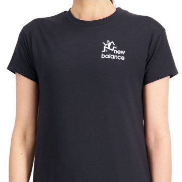 Alternative view of Camisa Deportiva New Balance Original Good Negro Para Mujer