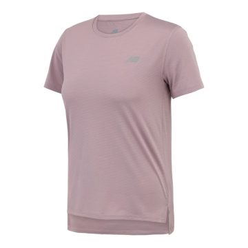 Camisa Deportiva New Balance Originals Essentials Lila Mujer