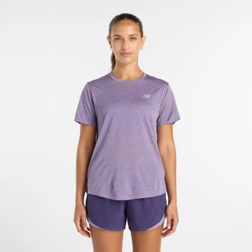 Camisa Deportiva New Balance Originales Athletics Lila Mujer