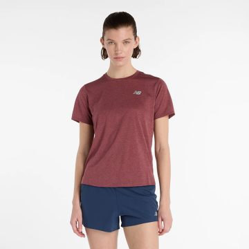 Camisa Deportiva New Balance Originales Athletics Rojo Mujer