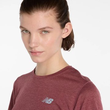 Alternative view of Camisa Deportiva New Balance Originales Athletics Rojo Mujer