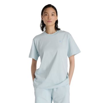 Camisa Deportiva New Balance Originales Athletics Azul Mujer