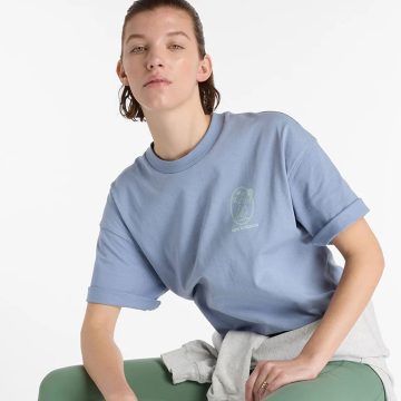 Alternative view of Camisa Deportiva New Balance Original X DebutVase Azul Mujer